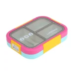 Sealed Lunch Box with 3 Compartments for School Children Lunch Container with Spork BPA Free Plastic Bento Lunch Box Kids - Image 2