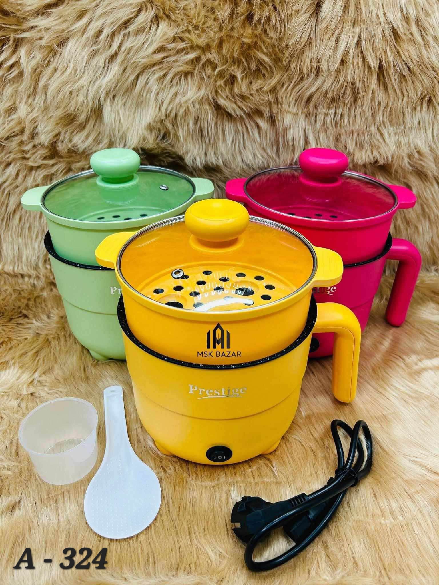 FB_IMG_1782578217173 Prestige Multi-Purpose Electric Cooking Pot with Steamer - Image 1