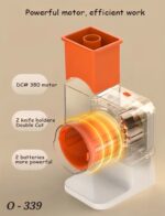 Rechargeable Vegetable Cutter / Electric Rotary Slice - Image 3