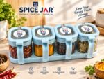 Spice Jar (৪টি পাত্রের মশলা রাখার সেট)। - Image 3