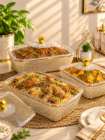 Acrylic Serving Dish Set with Lid - Image 3